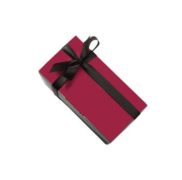 Luxurious gift box on white background