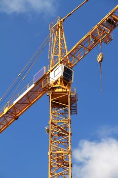 Digital Photo of a industrial crane.