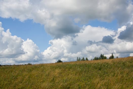 summer land sky horizon