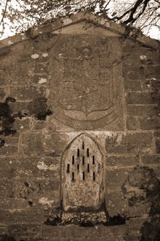 tomb in a graveyard at St. Michaels Church in Templemichael county Waterford Ireland