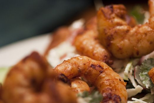 Shrimp Tostadas with Avocado Ready to Eat