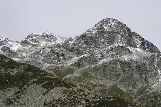 the famous alp mountains mountaineer range high