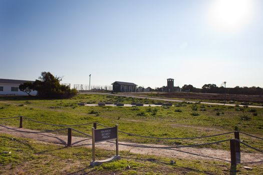 The grounds of Robben Island Prison, South Africa