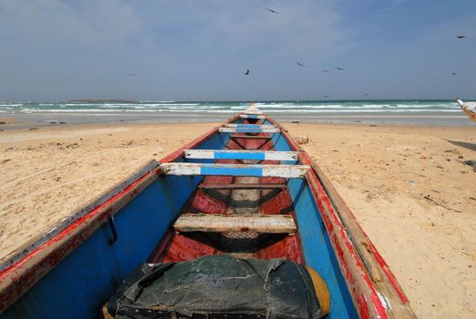 typical boats of Senegal