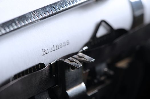 Old Typewriter: business