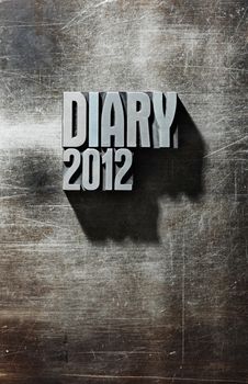 2012 diary metal cover