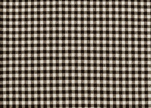 Black-white plaid pattern fabric texture. (High.res.scan)