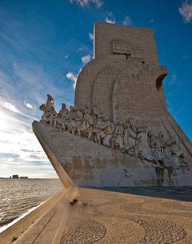 view of the Padrao dos Descobrimentos in Lisbon