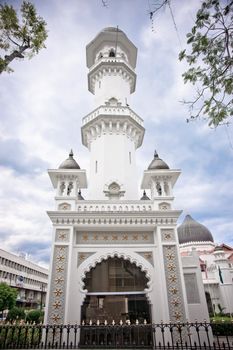 the kapitan keling mosque in penang malaysia.