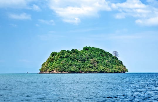 beautiful desert tropical island in the andaman sea