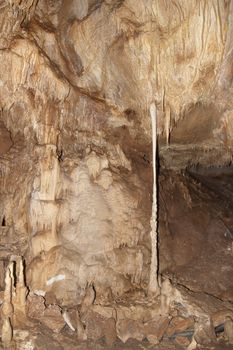 Javoricske caves are located in central Moravia, about 10 miles west of Litovle city. Underground cave system Javorice a complex of corridors, domes and divides. Cave excel beautiful stalactite formations.
Javorice, Moravia, Czech republic.