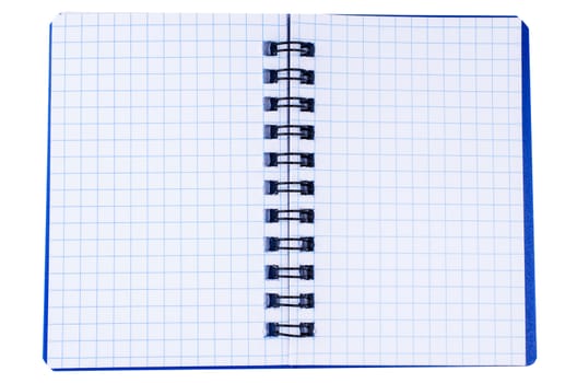 Spiral notepad isolated