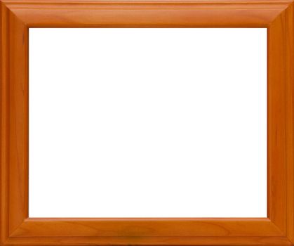 Isolate Wooden frame as background