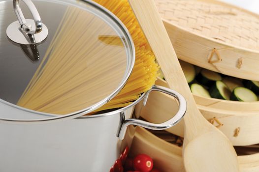 tools for cooking italian pasta