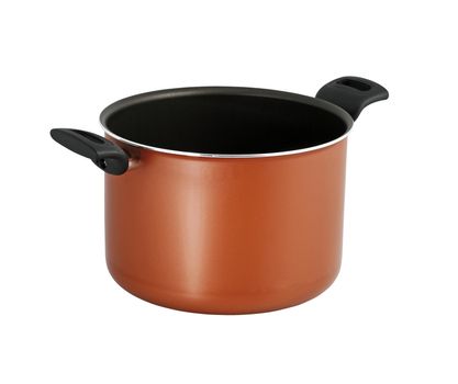 nonstick pot, isolated on white background 
