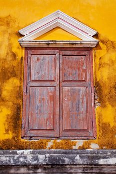 colorful front window