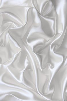 Smooth elegant white silk can use as wedding background 