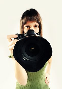 Woman taking a photo with a digital SLR camera with a digital SLR camera
similar photographer pictures from my portfolio