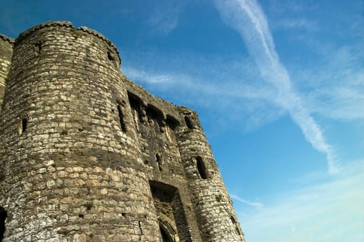 A Colourful Photo of Castle Ruins (uk)