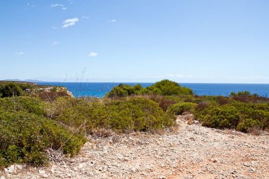 mediterranean sea landscape balearic island mallorca