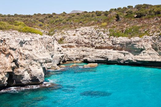 mediterranean sea landscape balearic island mallorca