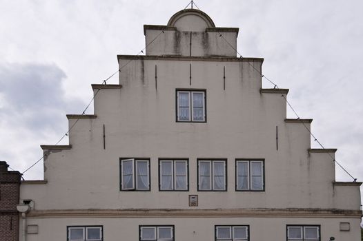 architectural detail in friedrichstadt / germany