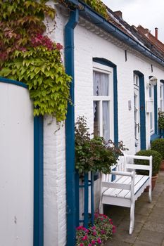 architectural detail in friedrichstadt / germany