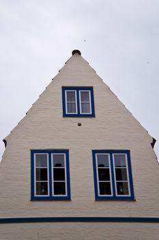 architectural detail in friedrichstadt / germany