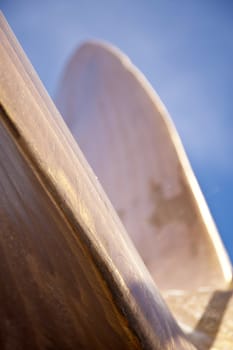 Detail of a ships propeller