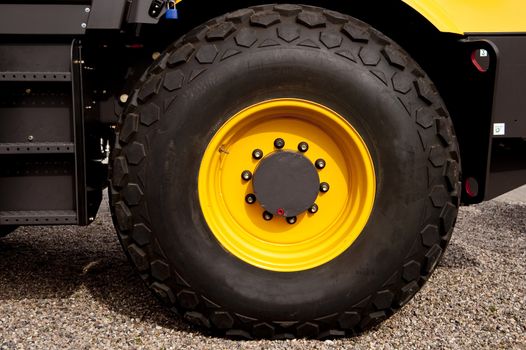 detail of a construction machine