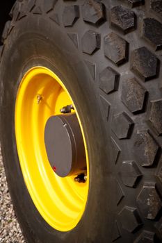 detail of a construction machine