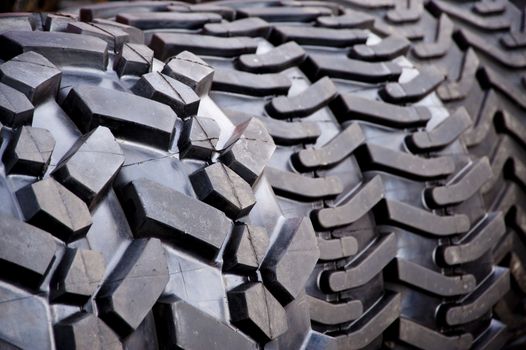 detail of a construction machine