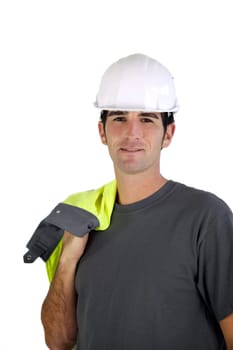 Male construction worker