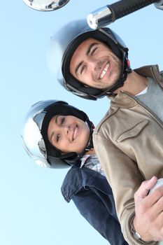 couple of bikers on a ride