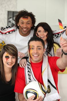 German football fans