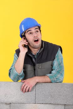 Mason over the phone.