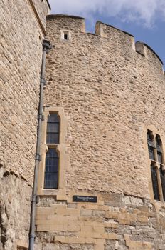 Tower of London in England