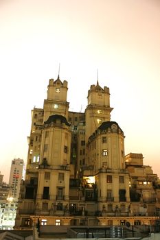 Creepy building in the Microcentro of Buenos Aires, Argentina.