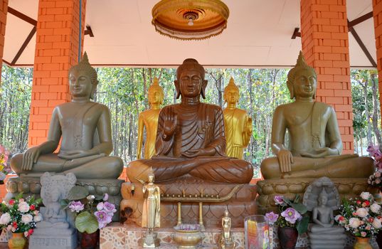 Buddha image in church of northeast , Thailand