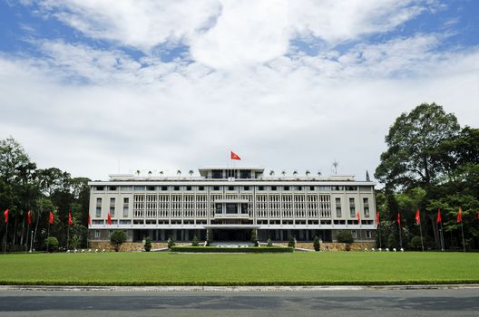 reunification palace ho chi minh city saigon vietnam