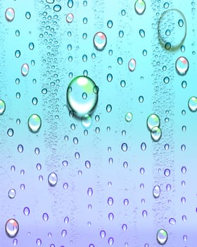 background of beautiful water drops