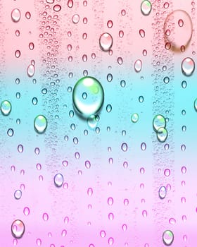 background of beautiful water drops