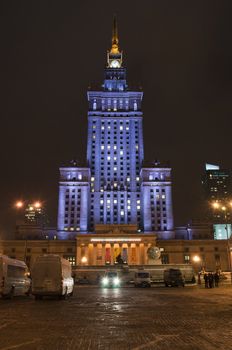 palace of culture and science in Warsaw - Poland