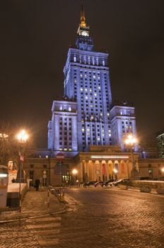 palace of culture and science in Warsaw - Poland