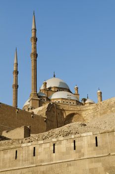 mosque in citadel of cairo egypt