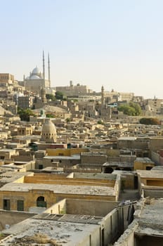 view of cairo old town in egypt