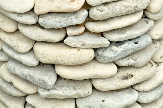 Ocean Shore Stones Background