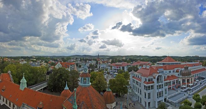 landscape in Sopot in Poland