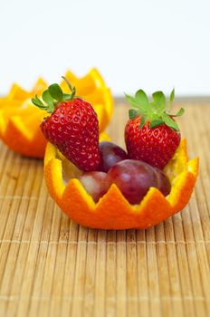 fruits in orange peel