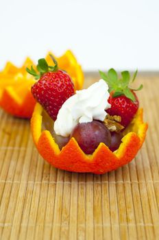 fruits in orange peel